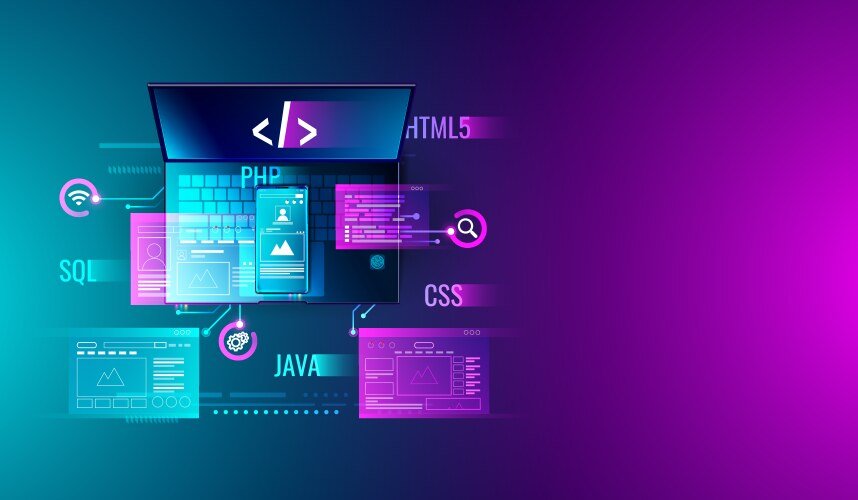 web-development-application-design-coding-vector-25708584